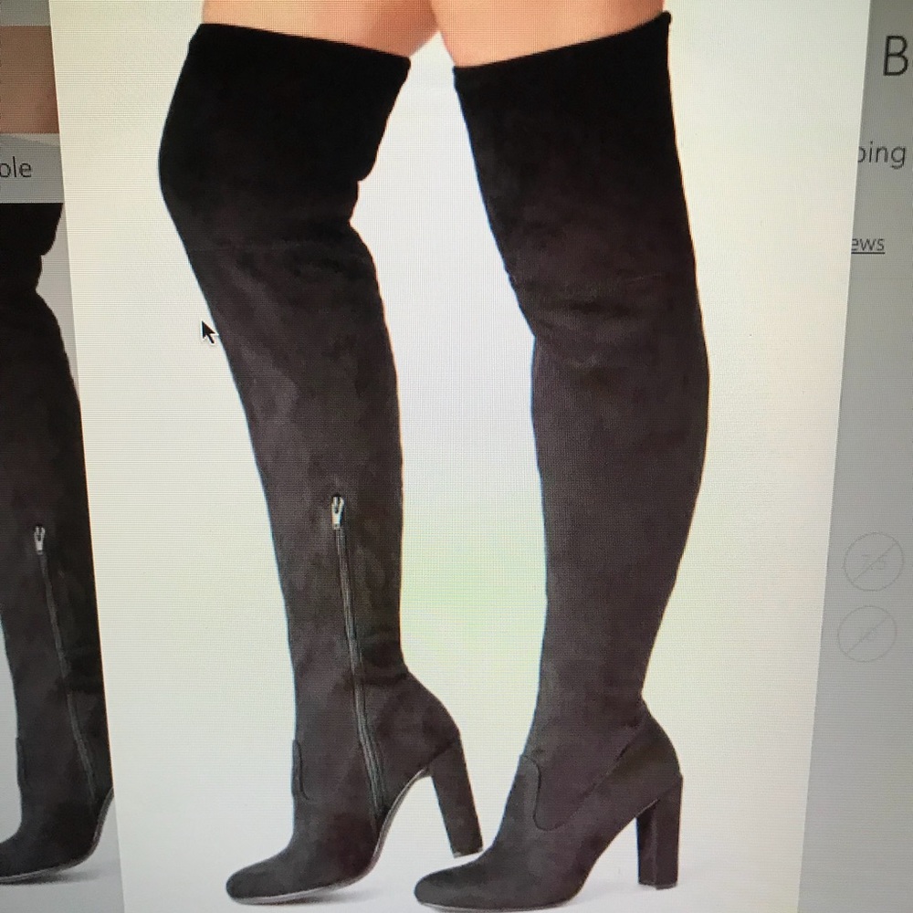 JustFab Over The Knee High Boots